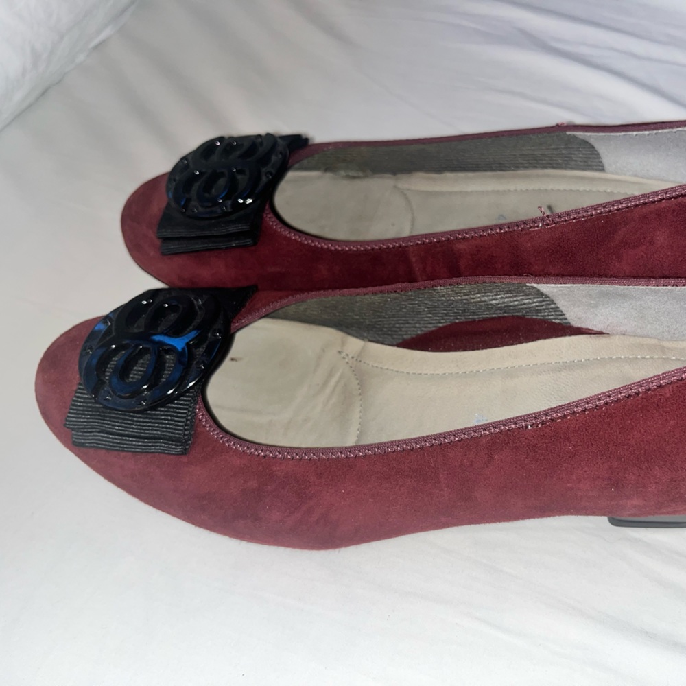 ARA red flats, size 7 USA, used but good quality, Women